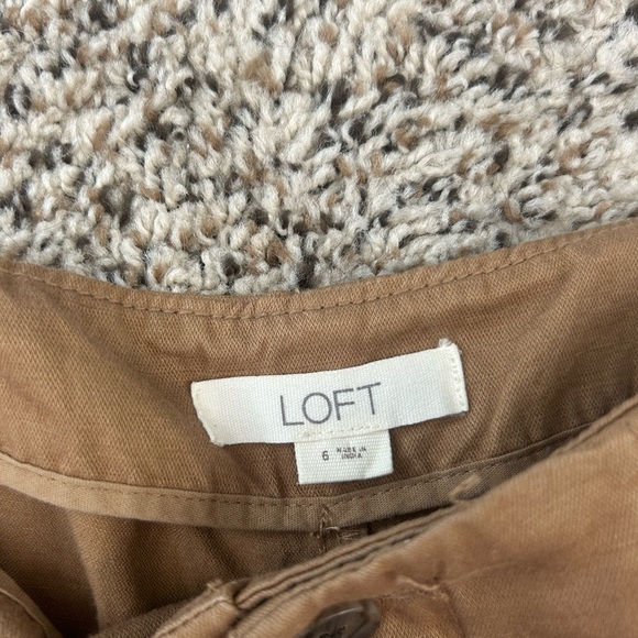 Loft Wide-Leg Cropped Pants - 6 - Picture 3 of 3